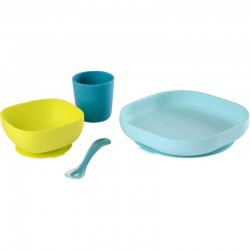 Set vaisselle silicone-blue