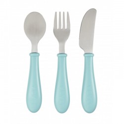 SET 3 COUVERTS INOX-AIRY GREEN
