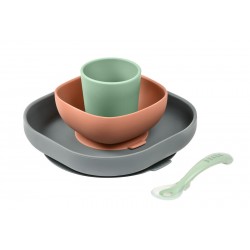 SET VAISSELLE SILICONE-MINERAL
