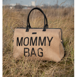 MOMMY BAG-RAFFIA LOOK