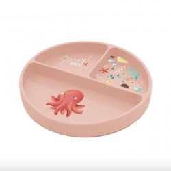 ASSIETTE SILICONE-POULPE