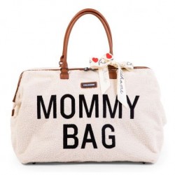 MOMMY BAG LARGE-TEDDY ECRU