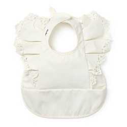 BABY BIB-VANILLA WHITE