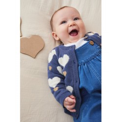 CARDIGAN BLUE HEARTS