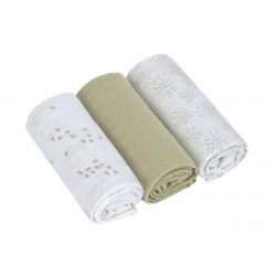 3 LANGES M-FEUILLE OLIVE...