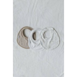 SET 3 BAVOIRS-WHITE&GREY