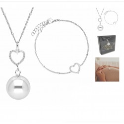 BOLA SET-CRYSTAL HEART