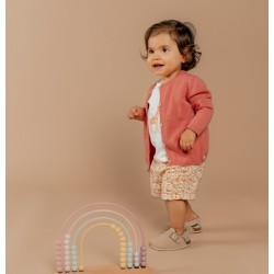 CARDIGAN TRICOT ROSE