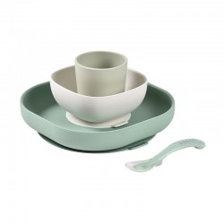 COFFRET REPAS SILICONE VERT...