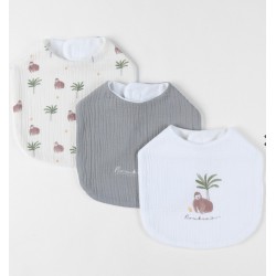 SET 3 BAVOIRS-CUTE GORILLA