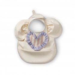 BABY BIB-OAT WHITE
