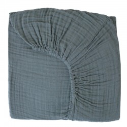 DRAP HOUSSE 70X140-ICE BLUE