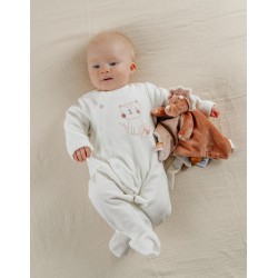 PYJAMA VELOURS BLANC NAPPY CAT