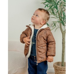 VESTE DEPERLANTE MARRON