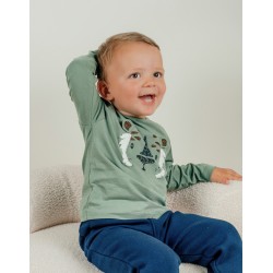 TSHIRT CRAZY TIGER VERT