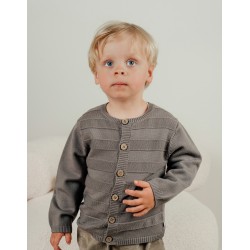 CARDIGAN VERT SWEET ZEBRA
