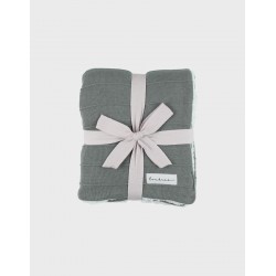 COUVERTURE TRICOT-KAKI ET...