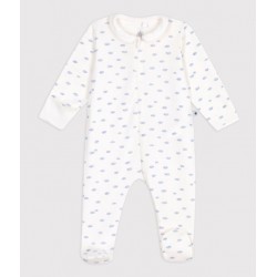 Pyjama bébé en coton à col...
