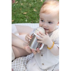 TASSE PAILLE INOX-ARGILE