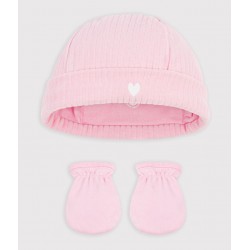 Lot de bonnet et moufles...